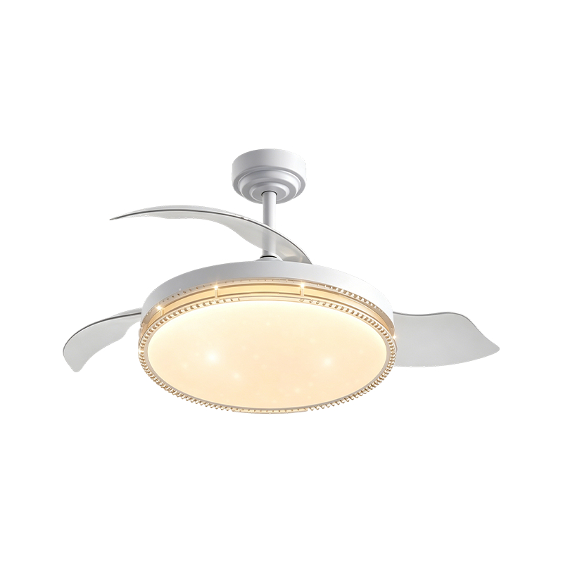 Yıldızlı Gökyüzü Akrilik LED Tavan Fanı Işık Yıldızlı Gökyüzü Akrilik LED Tavan Fanı Işık