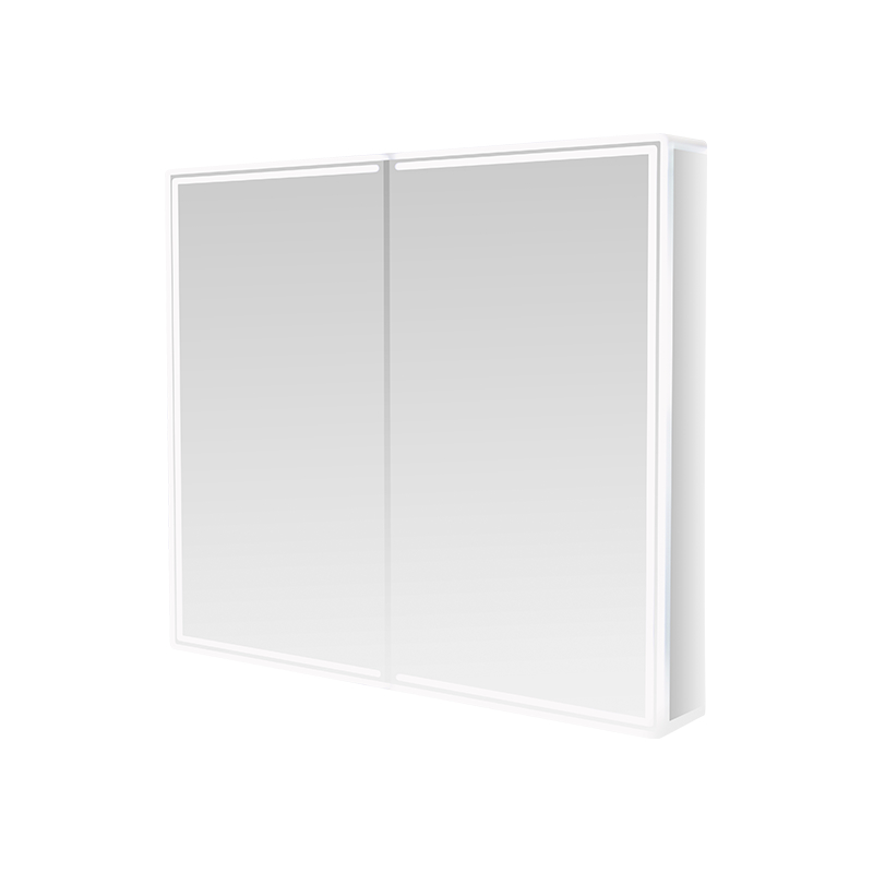 Çift Kapılı LED Akıllı Banyo Aynası Dolabı (Buğu Önleyici Elle Kaydırmalı Anahtarlı) Çift Kapılı LED Akıllı Banyo Aynası Dolabı (Buğu Önleyici Elle Kaydırmalı Anahtarlı)