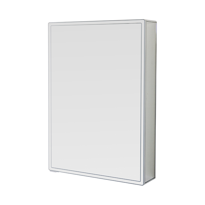 LED Arkadan Aydınlatmalı Makyaj Aynası ile Tek Kapılı Akıllı Banyo Aynası Dolabı LED Arkadan Aydınlatmalı Makyaj Aynası ile Tek Kapılı Akıllı Banyo Aynası Dolabı