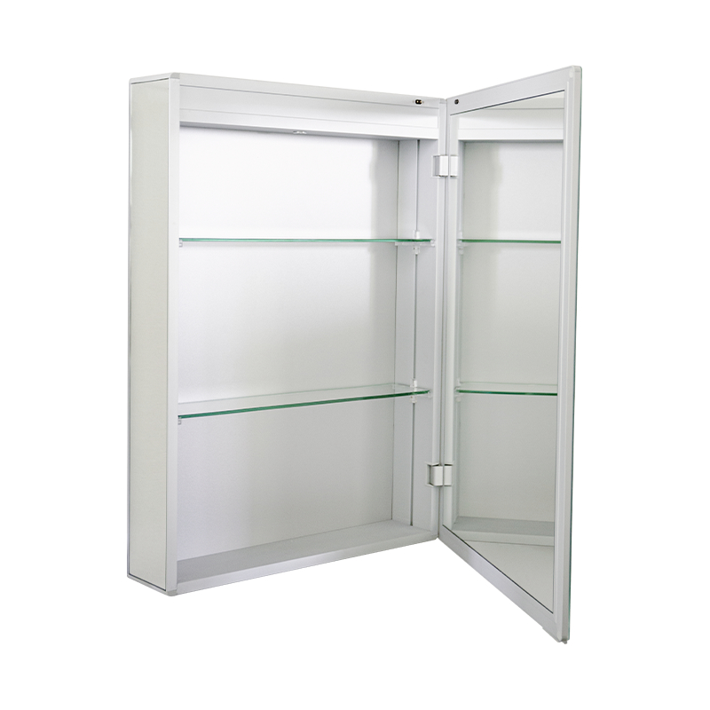 Buğu Önleyici Makyaj Aynası ile Tek Kapılı LED Banyo Aynası Dolabı Buğu Önleyici Makyaj Aynası ile Tek Kapılı LED Banyo Aynası Dolabı